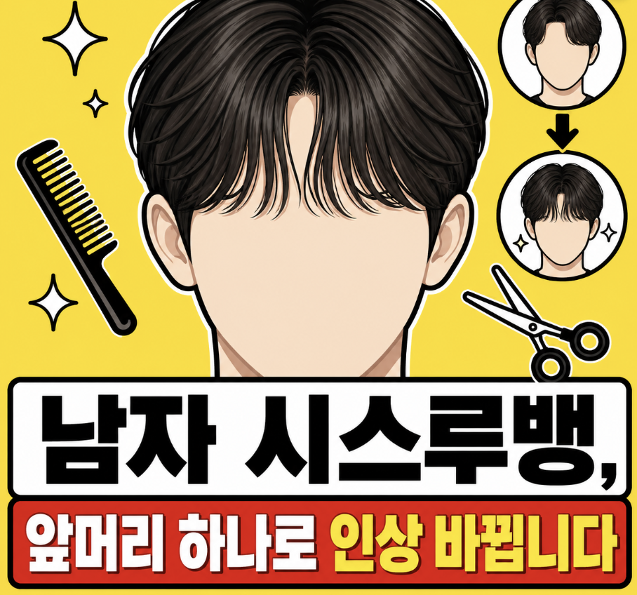 얼굴형별 헷갈렸던 선택 포인트 정리 & 실패하지 않는 법 (시스루뱅 앞머리 컷 남자 펌)
