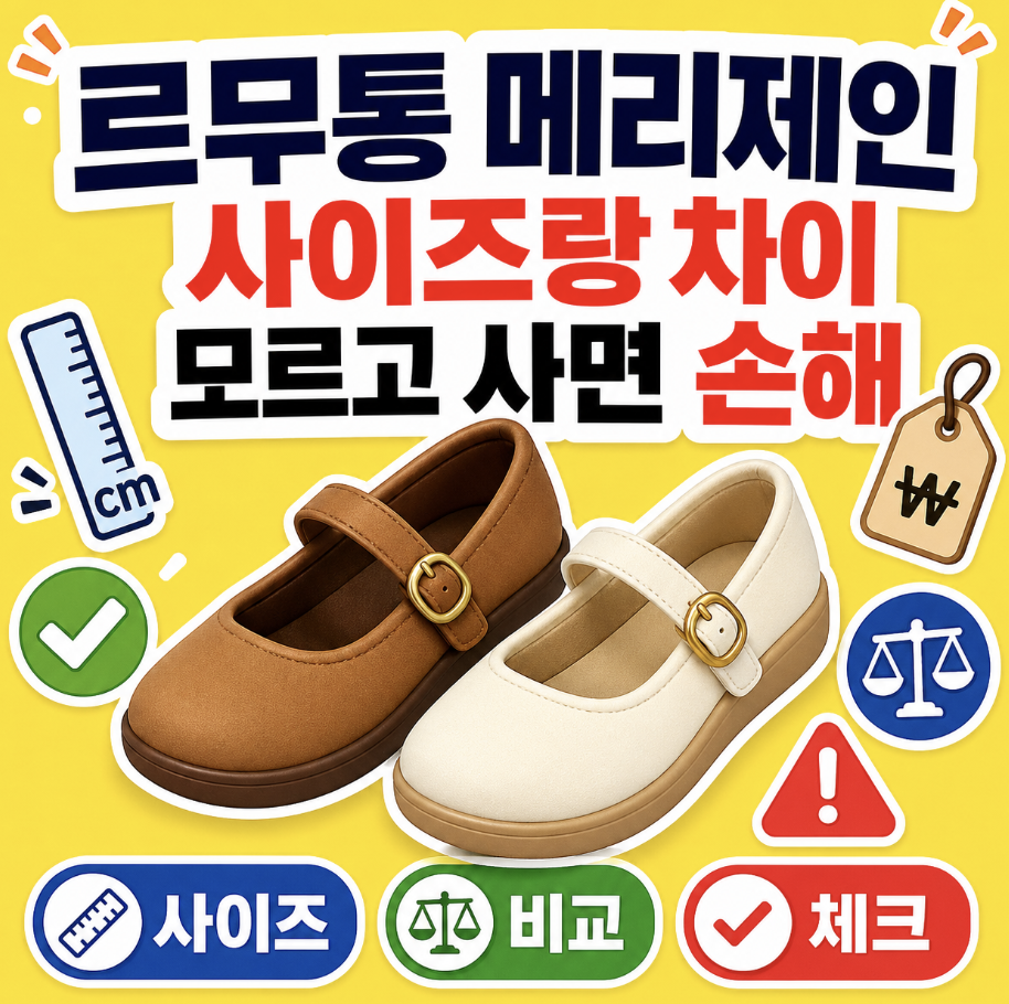 후회없이 구매하는 선택 총정리 & 선택 기준까지 살펴본 흐름 (르무통 메리제인 사이즈 추천 스위트 세탁 비교)