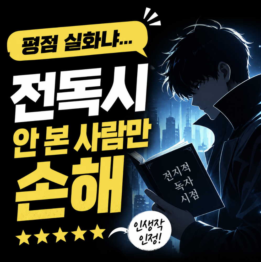 비교하며 보기 좋은 전독시 가이드 & 왜 다들 인생작이라 하는지 직접 떡밥 확인함 (전지적 독자 시점2 웹툰 소설 책 평점)