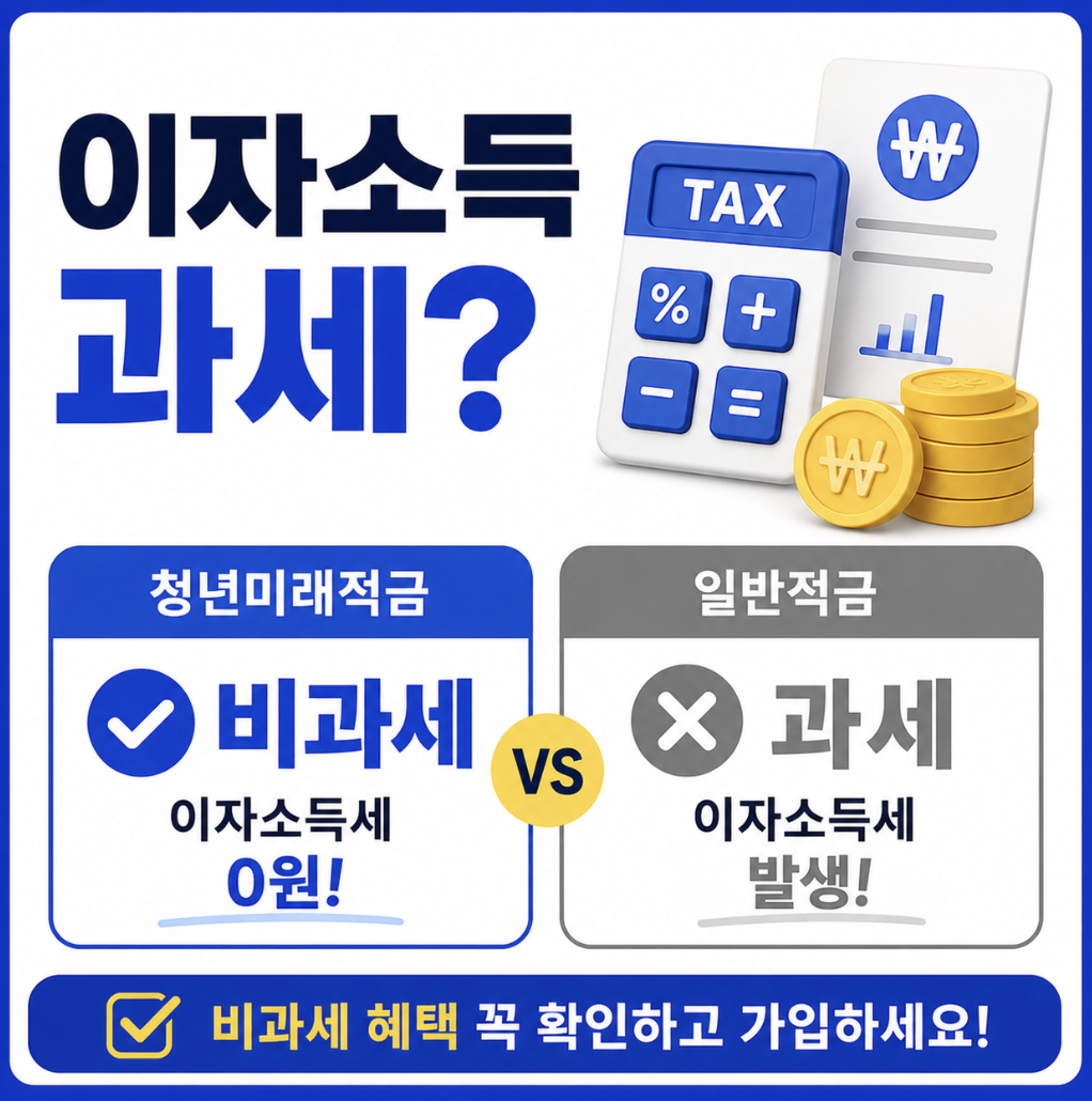 청년미래적금 이자소득 과세될까? 비과세라고 해서 모든 혜택을 이자로 보면 안 되는 이유